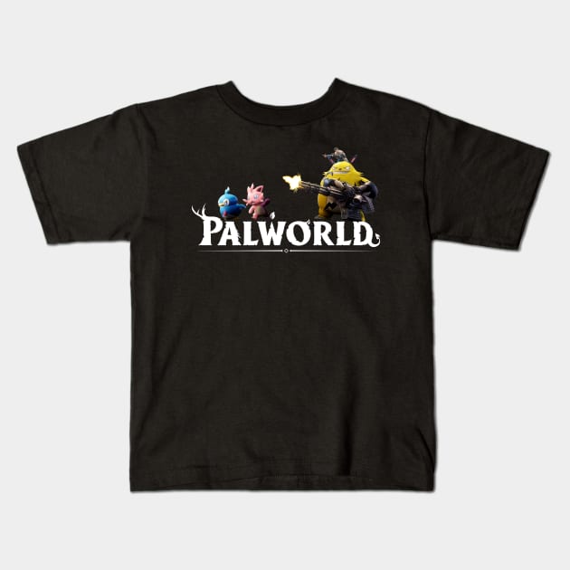 Palworld Pals Kids T-Shirt by Borg219467